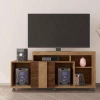 Rack Bancada para Sala Vivace Buriti Havana Off White Flex –