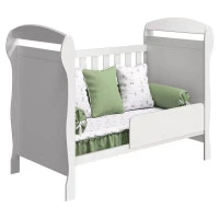 Sofa Berço Americano Danny Branco Brilho – Reller 