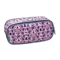 Verso Estojo Escolar Mônica Cinderella Azul e Rosa 963T14 - 